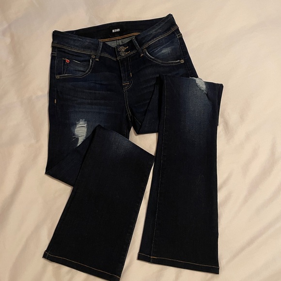 Hudson Jeans Dark Blue Bootcut Distressed - Picture 3 of 10
